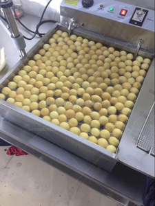 220V50Hz 110v60hz Mini loukoumade 9L Phễu Hướng dẫn sử dụng máy làm bóng bánh rán với 3 khuôn hình dạng khác nhau - Product Image 3