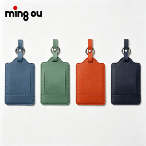 <span class=keywords><strong>Étiquette</strong></span> de <span class=keywords><strong>bagage</strong></span> d'avion en cuir PU imprimée UV, ensemble de badges d'identification touristique pour le personnel de <span class=keywords><strong>cabine</strong></span> en transit, directement de l'usine - Product Image 6