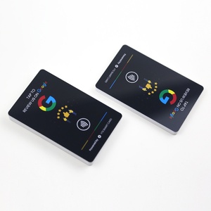 Carte NFC Google en PVC, carte RFID pour les médias sociaux, carte NFC pour les avis Google avec lumière LED - Product Image 2