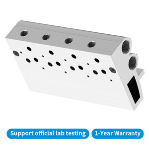 บล็อกแมนิโฟลด์รุ่น VABM ของ FESTO ของแท้ ผลิตจากอะลูมิเนียมอัลลอยด์ สำหรับติดตั้งโซลินอยด์วาล์วในระบบลม - Product Image 4