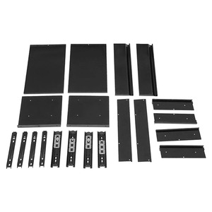 Cassetto Sottotavolo JH-Mech di Grande Capacità, Montaggio <span class=keywords><strong>a</strong></span> Vite Rettangolare, 2 Livelli, in Acciaio <span class=keywords><strong>Nero</strong></span> - Product Image 3