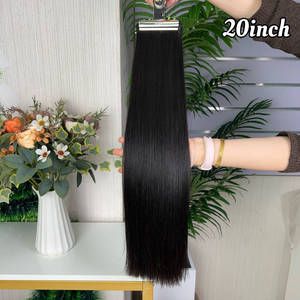 Lot de 12 mèches de cheveux humains 100 % naturels, lisses et raides, super double drawn, 100 g par paquet, vente en gros - Product Image 5