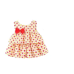 Grosir gaun Tutu bayi perempuan gaun Backless tanpa lengan musim panas gaun princess gaun babydress