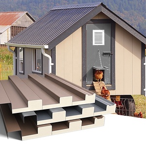 <span class=keywords><strong>Material</strong></span> de Panel de Techo de Aluminio de Dos Capas <span class=keywords><strong>para</strong></span> Gallinero SUNTO Farm Warehouse, Resistente al Fuego, Impermeable, Relleno de PU, Resistente al Calor - Product Image 1