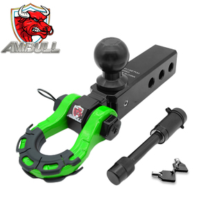 Accesorios para <span class=keywords><strong>Remolque</strong></span> Ambull, Grillete Galvanizado en Forma de D de Aleación de Aluminio, Receptor de <span class=keywords><strong>Enganche</strong></span> de 2'' para Coche, el Más Vendido - Product Image 1