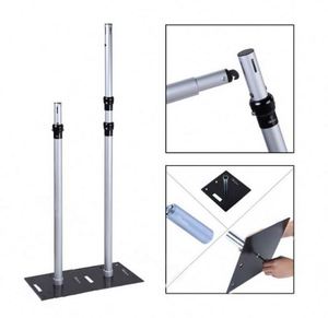 Cortina de Fondo Ajustable de 6 a 20 Pies, Kits de Tubos y Cortinas Multiusos para Ferias Comerciales, Bodas, Exhibiciones y Convenciones - Product Image 3