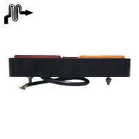 Feux arrière de voiture, camion, remorque, bus, camionnette, caravane, 12V, 50 LED, feux de freinage, clignotants, indicateurs