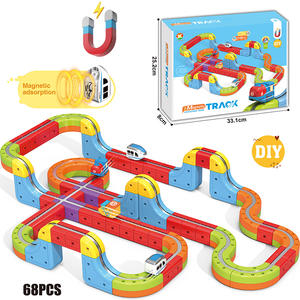 MILI Juego de 141 Piezas de Bloques de Construcción Magnéticos para Coches, Juguete Educativo Montessori, Tren Eléctrico de Levitación, Juguete de Ensamblaje DIY - Product Image 5