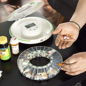 Zoomcare M112 28 ngày tự động thuốc tổ chức với báo động nhắc nhở bán buôn tùy chỉnh 6 liều lượng mẫu dễ đọc hiển thị - Product Image 1