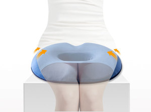 Almohada de donut para aliviar el dolor de coxis, almohadas para hemorroides para sentarse, cojín de donut para embarazo posparto, cojín para asiento de trasero - Product Image 2