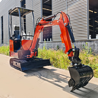 Mini-excavatrice compacte 1 tonne avec moteur CE EPA, livraison gratuite, mini-excavatrice sur chenilles 1 tonne 1,5 tonne