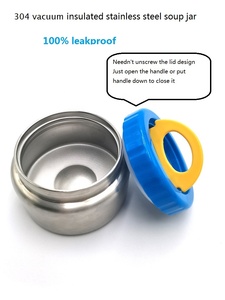 กล่องข้าวเก็บอุณหภูมิสีน้ำเงินและสแตนเลสแบบขายส่ง - Product Image 3