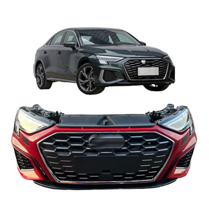 Nouveau pare-chocs avant sport <span class=keywords><strong>Audi</strong></span> <span class=keywords><strong>A3</strong></span> 8Y0 le plus vendu avec feux LED, clips et calandre – Kit carrosserie avant - Product Image 1