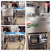 Machine de revêtement de chocolat automatique d'usine petite ligne d'enrobage de chocolat avec Tunnel de refroidissement Machine de revêtement de chocolat