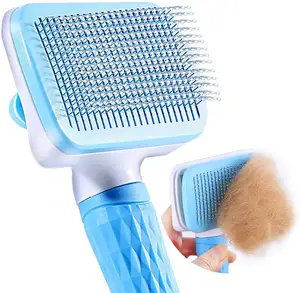 Cat Brush With Release Button Corner Pet Comb Toy Paw Buddy Dog Bather For Showerhead And Hair Remover Manufacturer