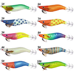 <span class=keywords><strong>2.2</strong></span> # aydınlık 9.3CM 8.5G kalamar Jig sert yem balıkçılık ahşap karides cazibesi kalamar Jig Lures - Product Image 6