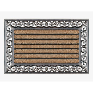 Home Classic Welcome Brush Coir Doormat with Black Rubber - Product Image 2