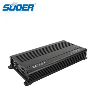 Suoer CK-100.4车载收音机放大器汽车amp 1500w 4通道类ab汽车放大器