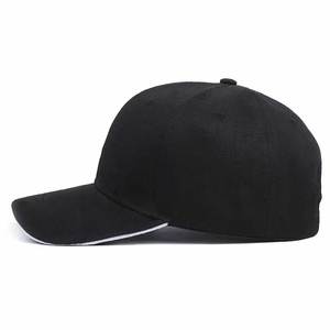 Casquette de baseball en coton à 6 panneaux en gros, personnalisable avec logo brodé ou imprimé, protection solaire extérieure, visière sandwich, casquette de sport, Gorras - Product Image 3