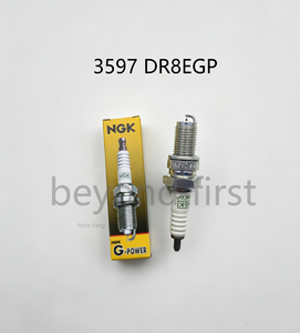 Bujía NGK G-Power Platinum DR8EGP 3597 para Motocicletas Honda, <span class=keywords><strong>Yamaha</strong></span>, Suzuki, Haojue de <span class=keywords><strong>125cc</strong></span>, 150cc, 200cc, 250cc y <span class=keywords><strong>ATV</strong></span> - Product Image 1