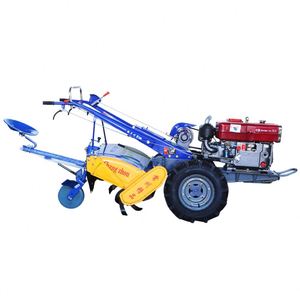 15-Horsepower Diesel <b>Walking</b> Tractor 2WD Rotary Tiller Hand-Guided Gear Drive High Productivity Complete <b>Machine</b> Promotional - Product Image 1