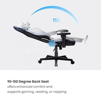 Chaise de jeu robuste en cuir CH09-1 confortable Chaise d'ordinateur inclinable ergonomique