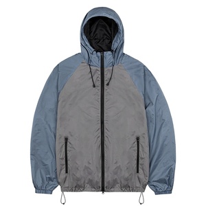 Men Windbreaker <b>Jacket</b> Custom Print Design Breathable Windproof High Quality Zipper Hooded <b>Track</b> <b>Jacket</b> with Side Pocket - Product Image 6
