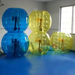 Comercial azul 1,2 m/1,5 m/1,7 m diámetro cuerpo inflable parachoques bola precios para la venta