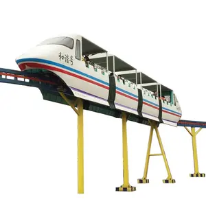 2022 Amusement park products amusement outdoor train ocean electric ride able train with track amusement park small indoor train