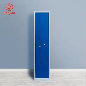 Sanjian nouveau design gris <span class=keywords><strong>6</strong></span> porte battante chambre Z/LShape vêtements placard de rangement armoire métal armoire acier casier - Product Image 1