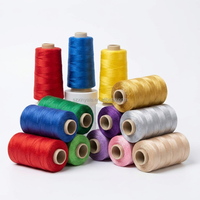 Fil à coudre en polyester épais, directement de l'usine, pour tissus vestimentaires et couture industrielle