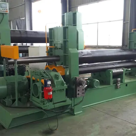 plate 3 Roller Bending Machinery CNC control steel plate rolling machine for rolling circularity