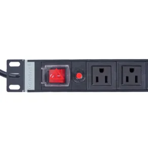 Hotsell 19" Cabinet 1U Rack PDU 8 Ways American Type with ON/OFF switch Power Distribution Units