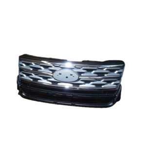 Pour <span class=keywords><strong>Ford</strong></span> <span class=keywords><strong>explorer</strong></span> 2017-2019 calandre deux couleurs couleur de placage <span class=keywords><strong>noir</strong></span> - Product Image 1