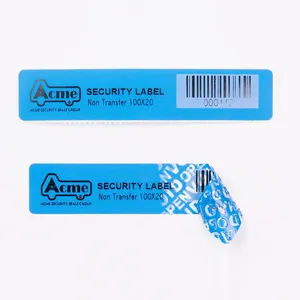 Security Void Tamper Proof Sticker Label Stick on Box