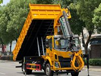 Gru Idraulica Rotante per Trasporto Forestale Dongfeng da 6,3 Tonnellate con Pinza per Legname a Prezzo di Fabbrica