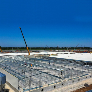 Strutture prefabbricate in acciaio per magazzino leggero per officina costruzione di capannoni in metallo per fabbrica - Product Image 3
