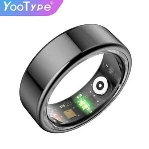 युटाइप जल प्रतिरोधी स्मार्ट रिंग स्वास्थ्य ट्रैकर और हृदय गति और रक्त ऑक्सीजन निगरानी के साथ फिटनेस उपकरण - Product Image 1