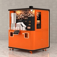 Kiosque à café robotisé Funkyplay entièrement automatique avec IA, distributeur de café robotisé, prix