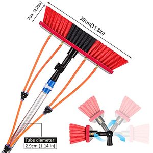 Wholesale 26 Ft Adjustable Solar Panel Cleaning Brush Water Fed Pole Cleaning Kit Outdoor <b>Window</b> Washing Equipment System - Product Image 2