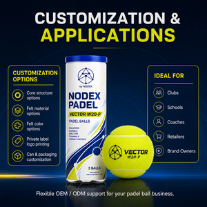 Balle <span class=keywords><strong>de</strong></span> padel professionnelle pressurisée certifiée FIP 2026, 20 % <span class=keywords><strong>de</strong></span> <span class=keywords><strong>laine</strong></span>, pour tournoi et compétition - Product Image 4
