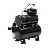 Compresseur d'aérographe sans huile à piston avec réservoir 220V Mini aérographe Sprya Gun compresseur d'air pompe à air