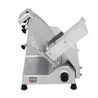Trancheuse à viande semi-automatique en acier inoxydable pour bureau, machine à trancher la viande congelée, coupe-viande DQ-250, directement de l'usine