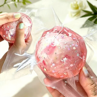 Squishy aux fruits fait main, croustillant et moelleux, balle anti-stress de Noël, jouet doux et croustillant
