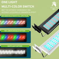 Lampe LED rectangulaire pour aquarium Baiyi AQ048 110-240V, étanche, lumière naturelle, économie d'énergie, pour poissons, tortues et plantes aquatiques