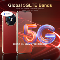 Teléfono Celular MT 16G+1TB Android 15 de 7,3 Pulgadas, 5G Global, Navegación GPS, Doble SIM, Pantalla Grande, Memoria Flash, Resistente y Duradero