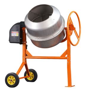 Mini bétonnière à tambour de 200 L, commande manuelle, moteur électrique 550 W, 2 m/h avec pompe, faible coût d'entretien, garantie 1 an - Product Image 2