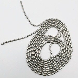 Chaîne de service <span class=keywords><strong>pour</strong></span> femmes, bijoux en acier inoxydable, haute qualité, collier à billes, clé/lunettes de soleil, chaîne métallique, offre spéciale, 2022 GT - Product Image 4