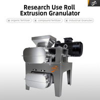 Granulateur à double rouleau de laboratoire pour l'extrusion à sec, idéal pour la production d'essai de petits lots de nouveaux matériaux