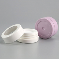 Mini fard à paupières rond 2,1 g, boîte de fard à paupières de 40 mm, emballage avec fenêtre transparente en PP, bouchon à vis